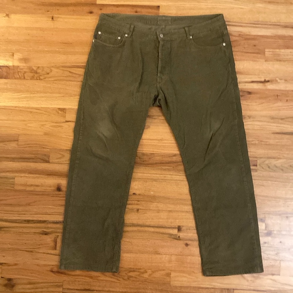 Officine Générale – James Straight-Leg Cotton-Corduroy Trousers | size UK/US 38